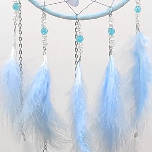 Blue Butterflies Dream Catcher Wall Decoration for Girls Kids