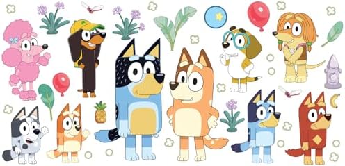 RoomMates Bluey Family and Friends Wall Decals