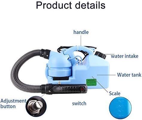 SWANSOFT 7L ULV Fogger Machine Electric Atomizer for Home and Garden
