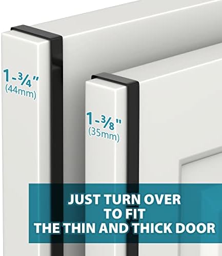 14 Inch Over The Door Hooks 4 Pack Black