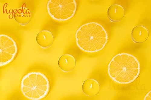 Hyoola Tealight Citronella Candles 4 Hour Burn 50 Pack DEET Free