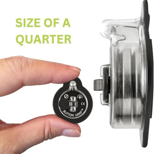 Panther Vision Button Lamp Adhesive LED Light - Bright Compact Durable