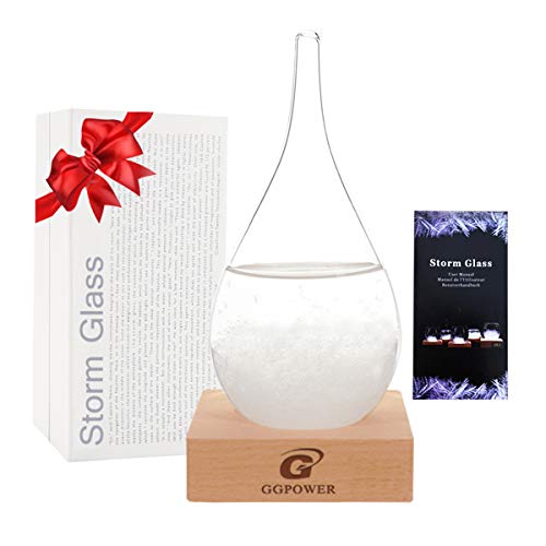 Storm Glass Weather Predictor Cool Indoor Decorative Gift for Adults