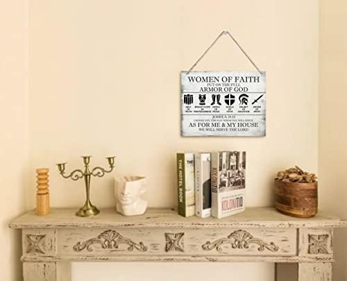 Wood Plaque Sign with Hemp Rope Hanging Strap