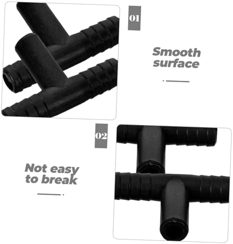 UPKOCH 10pcs T-Shaped Hose Connectors for Desk Fountains and Waterfall Accessories
