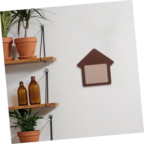 Cabilock Light Brown Framed Bulletin Board for Home Office and School