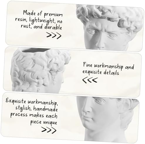 Cabilock Greek Statue David Heads Planter