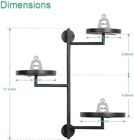 3 Tier Rotating Window Plant Shelf Stand Holder