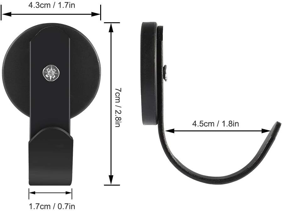 2 Pack Magnetic Wreath Hanger for Metal Doors and Christmas Decorations