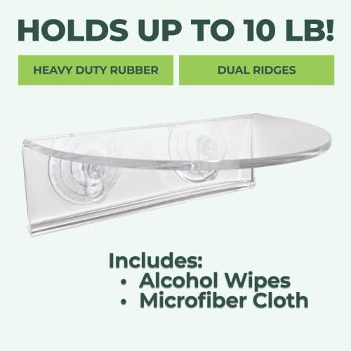Window Garden Veg Ledge - Clear Acrylic Plant Shelf for Indoor Use