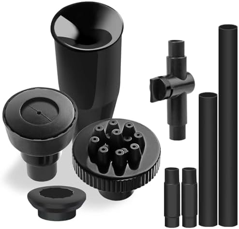 Hottche Plastic Fountain Nozzle 12 Inch Set