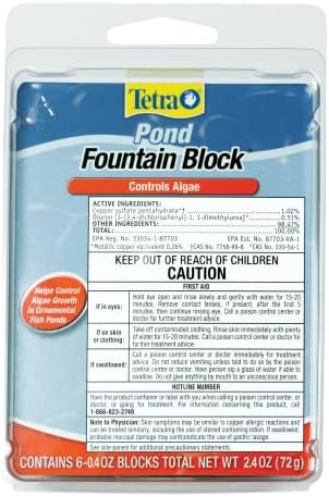 Tetra Pond Fountain Block 6 Count Algae Control