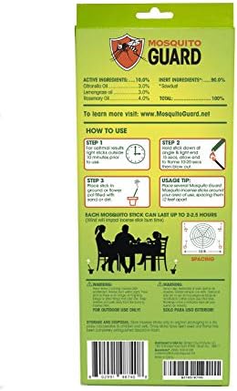 Mosquito Guard 12 Citronella Incense Sticks