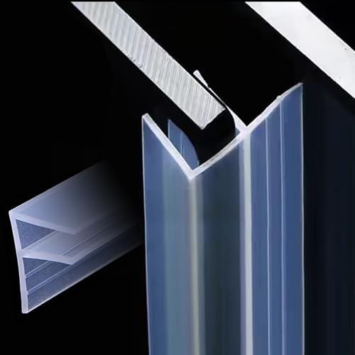 Frameless Shower Door Silicone Seal Strip 6mm 14 F Type