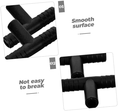 Desk Fountain Connectors Pcs Water Hose Fittings Black Hose Splitter for Small Outdoor Fountain 1