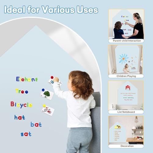 Magnetic Chalkboard Wall Decal 40x32 Light Blue
