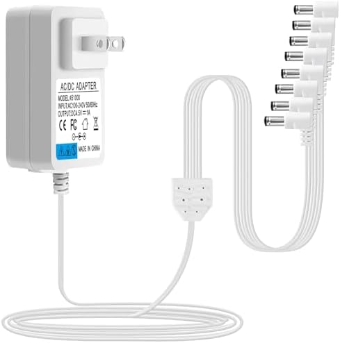 Ousaly 45V Power Adapter with 8 Outputs for Lemax Decorations