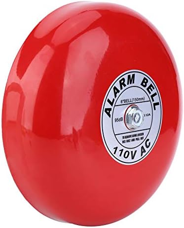 Electric Round Alarm Bell with Solid Aluminum Base