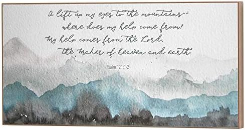 Dicksons Mountain Blue Silhouette Wall Plaque
