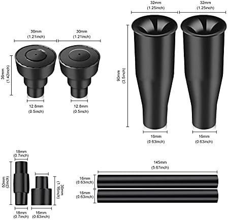 Hottche Water Fountain Nozzle Set 8 Pcs Size S