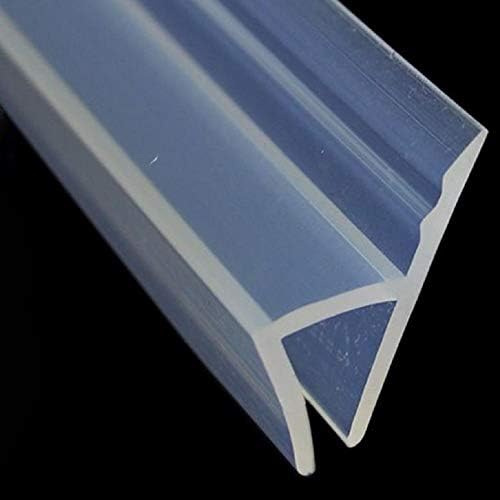 Zengest Shower Door Seal Strip 120 Inch Silicone Soft Sweep