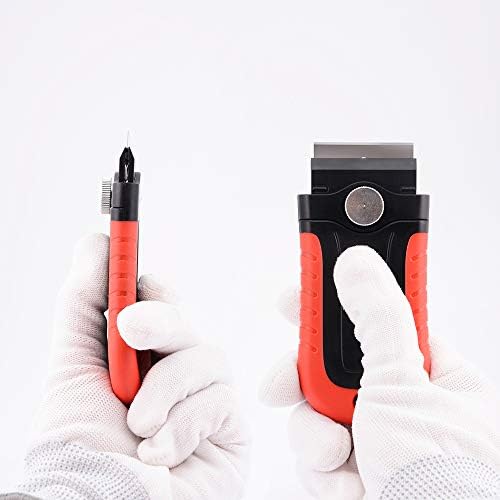 Gomake Glass Cooktop Scraper with 10PCS Blades
