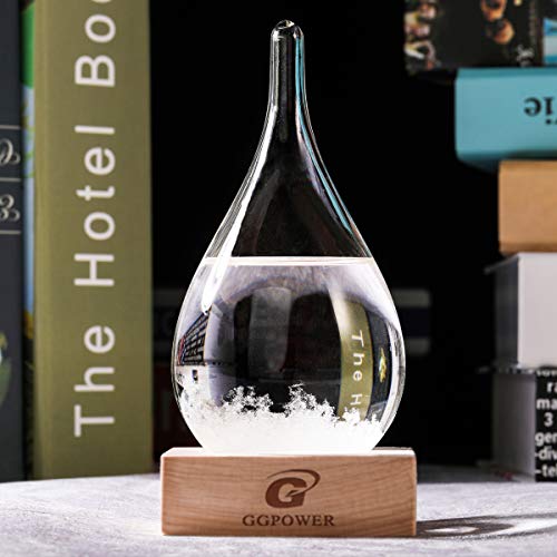 Storm Glass Weather Predictor Cool Indoor Decorative Gift for Adults