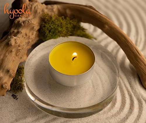 Hyoola Tealight Citronella Candles 4 Hour Burn 50 Pack DEET Free