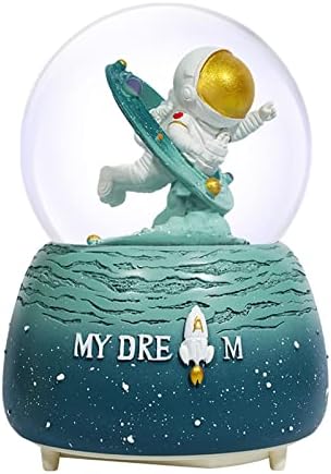 Astronaut Snow Globe Musical Glitter 80MM