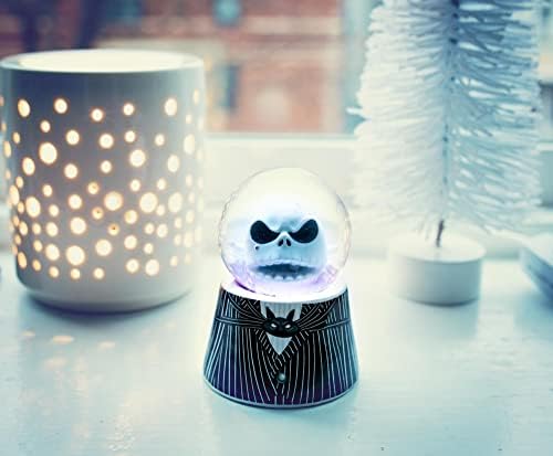 Disney Nightmare Before Christmas Jack Skellington Light Up Snow Globe