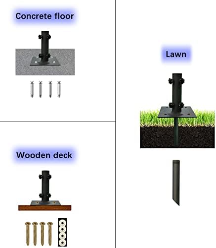Sturdy Heavy Duty Umbrella Stand for Poles