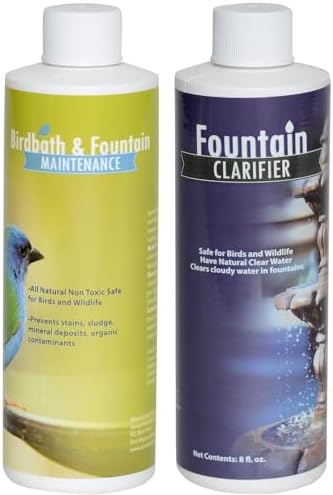 Sanco Industries Birdbath Fountain Maintenance 8 Ounces
