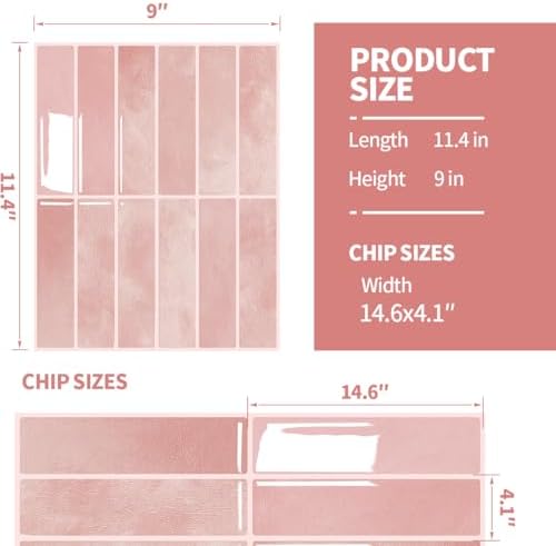 Peel and Stick 3D Wall Tiles for Kitchen and Bathroom