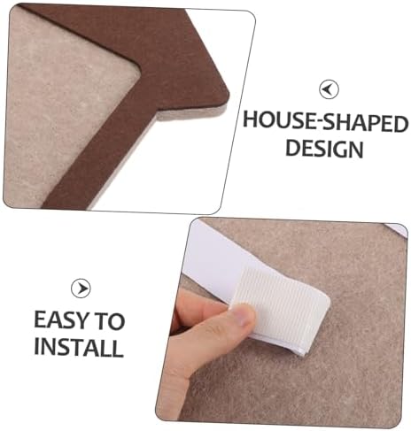 Cabilock Light Brown Framed Bulletin Board for Home Office and School