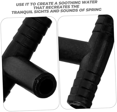 UPKOCH 10pcs T-Shaped Hose Connectors for Desk Fountains and Waterfall Accessories