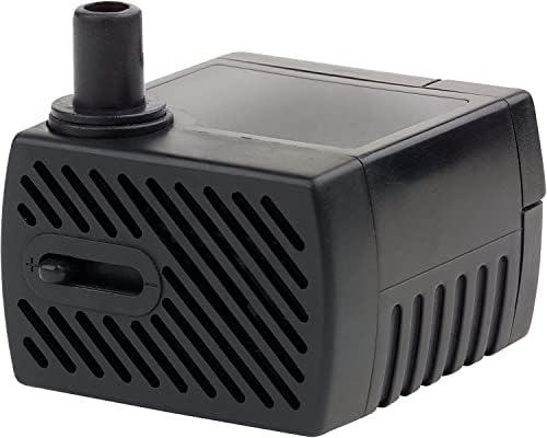 Little Giant PES-40-PW Fountain Pump with 6-Foot Cord and Flow Control Valve