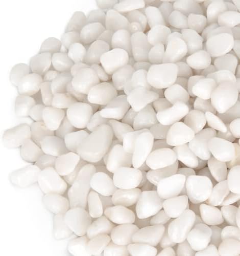 GASPRO 5lb White Pebbles for Decorative Use