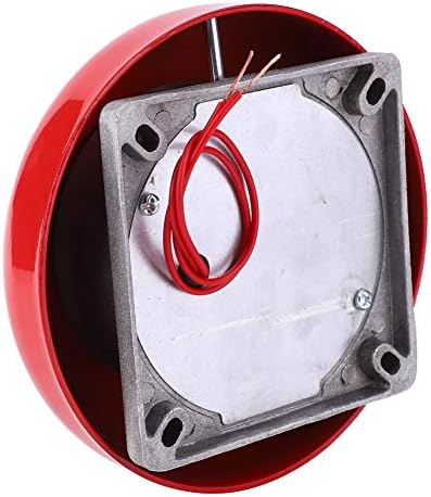 Electric Round Alarm Bell with Solid Aluminum Base