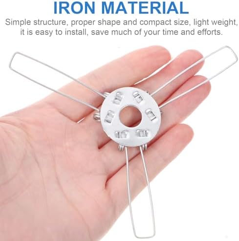 DOITOOL Lampshade Spring Clip 20PCS Silver Metal Fixing Clip