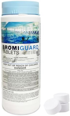 Bromine Tablets 1 Inch 18 Lbs for Spa and Pool Sanitizing
