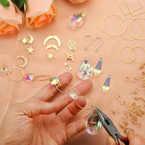 HYBEADS 400PCS Suncatcher Kit for Adults