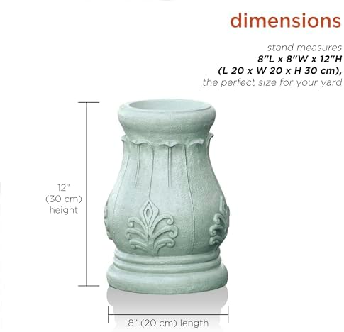 Alpine Corporation 12 Inch Tall Gazing Globe Stand