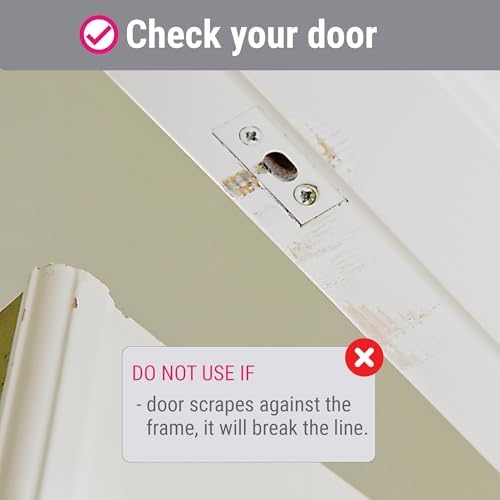 Zip n Hang Adjustable Wreath Hanger for Front Door