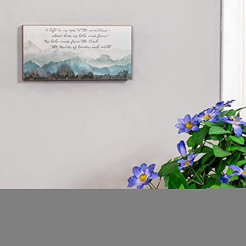 Dicksons Mountain Blue Silhouette Wall Plaque