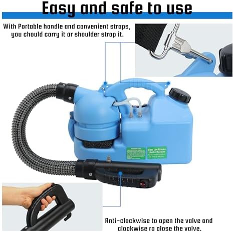 7L Electric ULV Fogger Machine Portable for Indoor and Outdoor Cleaning