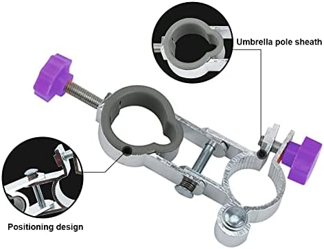 CALIDAKA 2pcs Purple Umbrella Clips Stand Holder