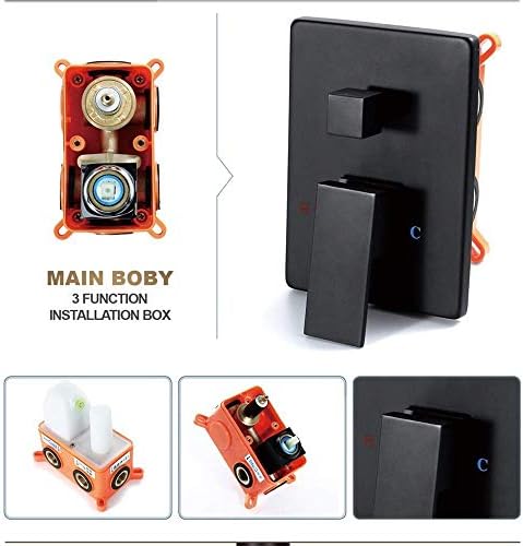 Modern Thermostatic Shower Set with Pressure Booster