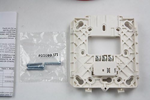 Wheelock HSRC Exceder Ceiling Mount Fire Alarm Signal Horn Strobe Red