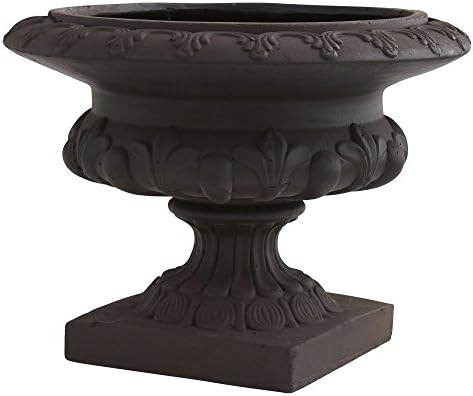 Nearly Natural 125in H Iron Finish Decorative Urn