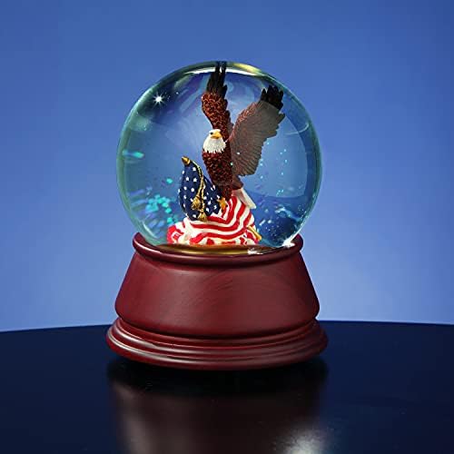 American Eagle Musical Water Globe by The San Francisco Music Box Company